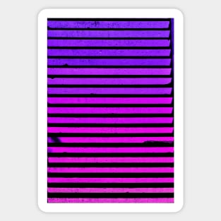 Ombre Staircase Abstract Purple Sticker